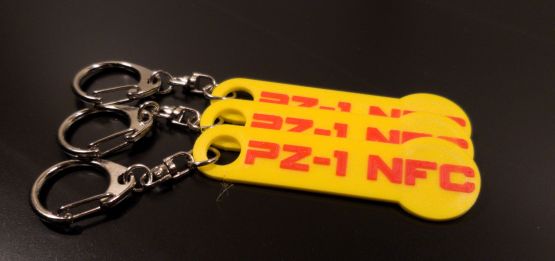 Zasouvátka PZ-1 s NFC čipem, na klíče
